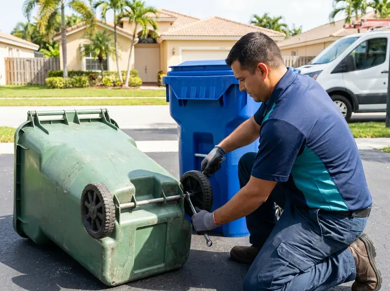 Garbage and Recycling Cart Replacement in miami, FL